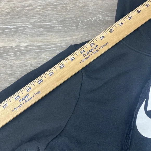 Nike Sportswear Club Fleece Women's SIZE M HOODIE Sweatshirt DQ5775 BLACK READ - Picture 9 of 12